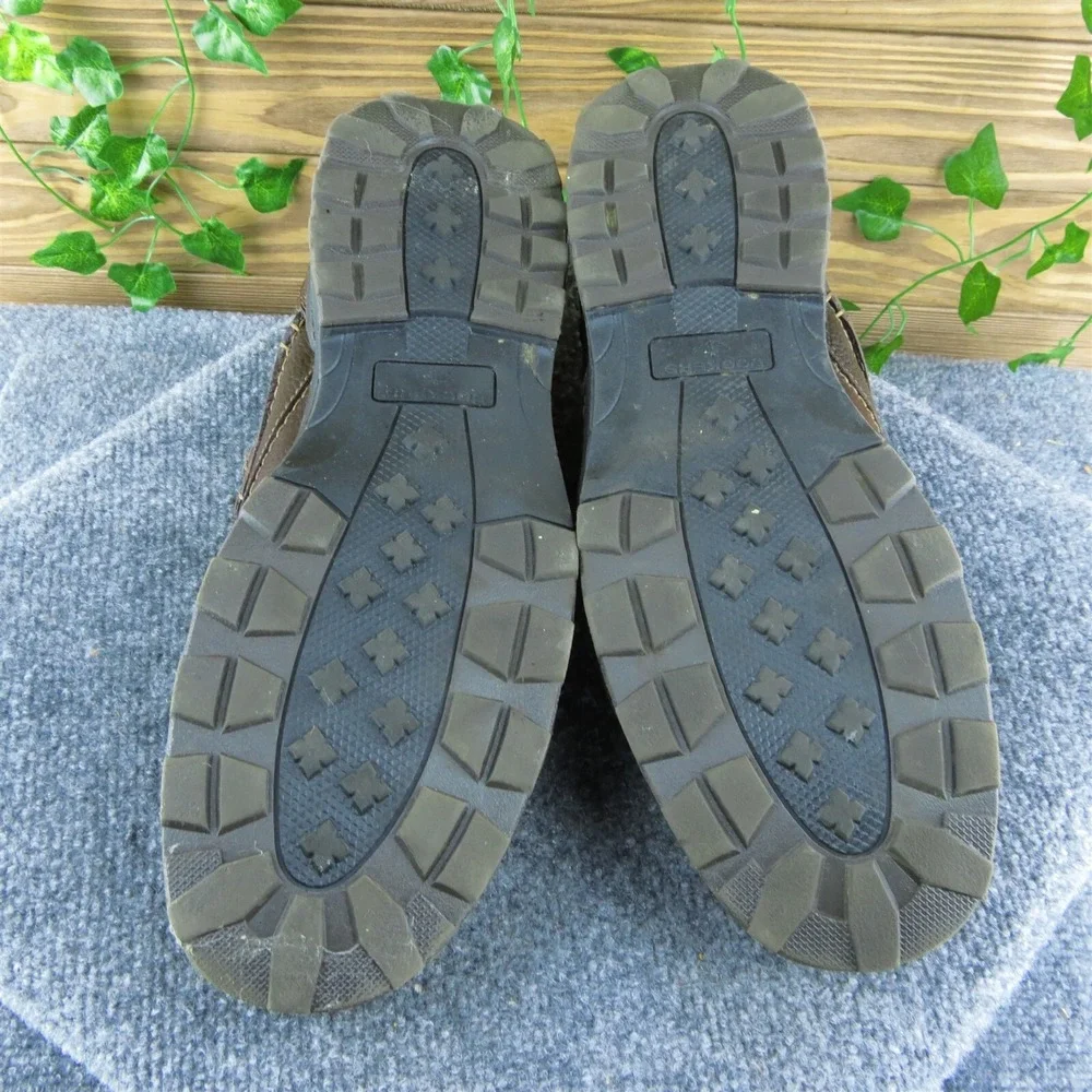 Dockers Men Loafer Shoes Brown Leather Slip On Size 13‎ Medium